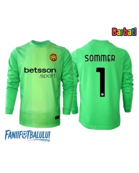 Inter Milan Yann Sommer #1 Portarii Tricou Fotbal Replică 2025-26 Barbati Treilea Mâneci Lungi